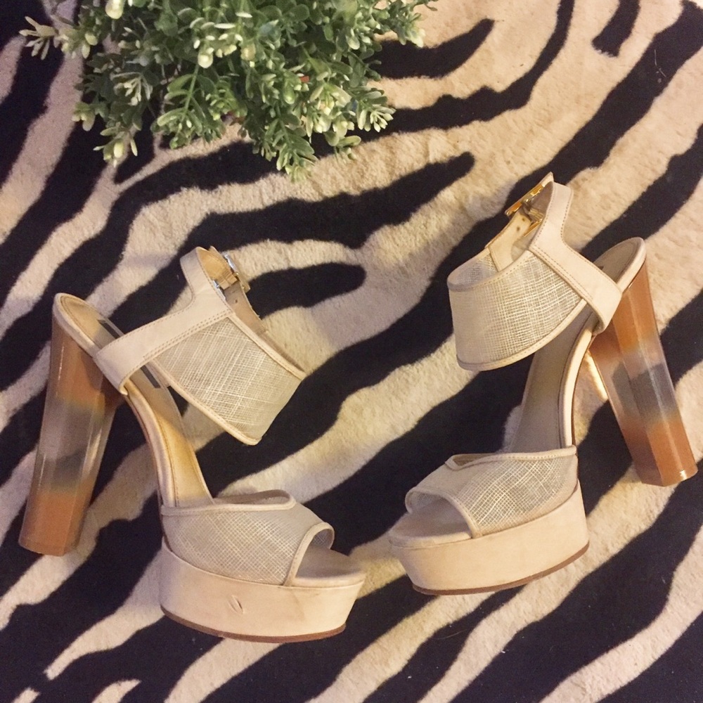 Rachel Zoe nude sandals